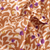 printed double gauze in ecru, brown and violet, 130 gsm.  9.50 € p / meter