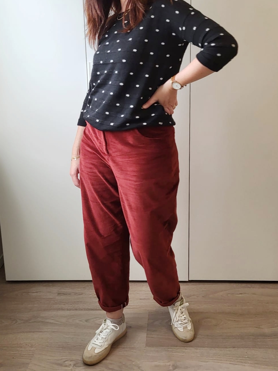 the modern sewing workers trousers