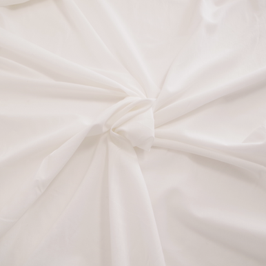 White Polyester Lining, Deadstock Fabrics