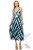 60162-Laced strap Tie dye Dress