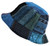 Over dyed patchwork hat assorted colors. Short brim