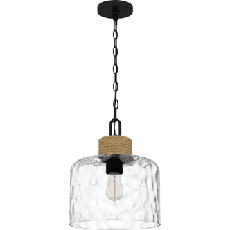 Quoizel Baltic One Light Mini Pendant in Matte Black - BTC1512MBK Quoizel Baltic One Light Mini Pendant in Matte Black - BTC1512MBK