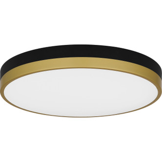 Quoizel Weldin LED Flush Mount in Matte Black Gold - WLN1615MBKG Quoizel Weldin LED Flush Mount in Matte Black Gold - WLN1615MBKG