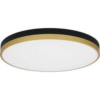 Quoizel Weldin LED Flush Mount in Matte Black Gold - WLN1620MBKG Quoizel Weldin LED Flush Mount in Matte Black Gold - WLN1620MBKG