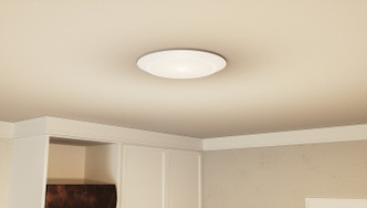 Quoizel Verge LED Flush Mount in Matte White - VRG1612W Quoizel Verge LED Flush Mount in Matte White - VRG1612W