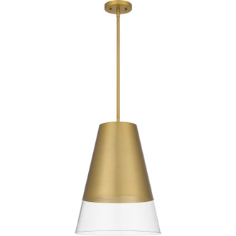 Quoizel Peregrine One Light Pendant in Brushed Gold - PRG1514BRG Quoizel Peregrine One Light Pendant in Brushed Gold - PRG1514BRG