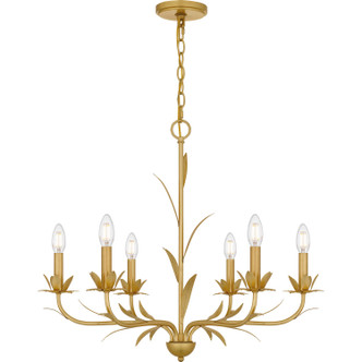 Quoizel - MAA5027GFL - Six Light Chandelier - Maria - Gold Leaf Quoizel - MAA5027GFL - Six Light Chandelier - Maria - Gold Leaf