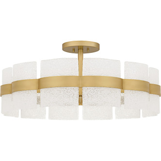 Quoizel Sweeney Six Light Semi-Flush Mount in Soft Gold - SWE1730SGD