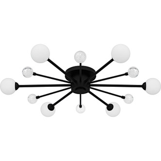 Quoizel Quoizel Semi-Flush Mount Six Light Semi-Flush Mount in Matte Black - QSF6781MBK