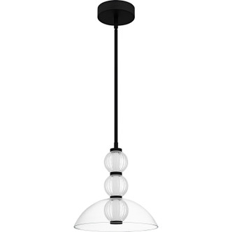 Quoizel Elway LED Pendant in Matte Black - PCELW1812MBK