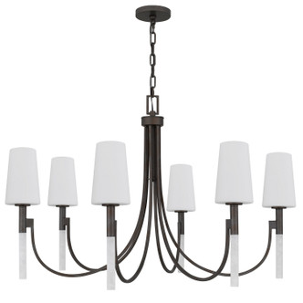 Quoizel Eloura Six Light Chandelier in Iron Gate - ELOU5040IN