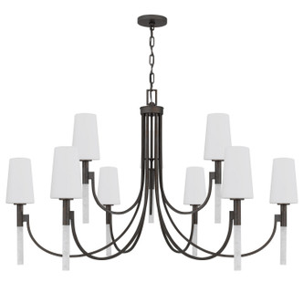Quoizel Eloura Nine Light Chandelier in Iron Gate - ELOU5048IN