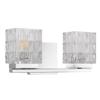 Quoizel Estelle Two Light Vanity in Polished Chrome - ESTE8613C