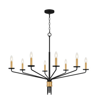 Quoizel - ALEX5040MBK - Eight Light Chandelier - Alexander - Matte Black