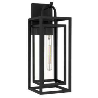 Quoizel Jayce One Light Outdoor Wall Lantern in Matte Black - JAY8407MBK