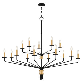 Quoizel - ALEX5055MBK - 15 Light Chandelier - Alexander - Matte Black