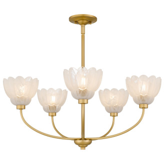 Quoizel - WHP5028BRG - Five Light Chandelier - Whitecap - Brushed Gold