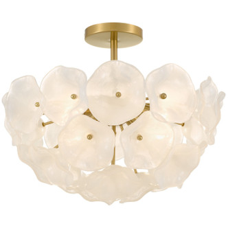 Quoizel - AUD1718BRG - Four Light Semi-Flush Mount - Audrey - Brushed Gold