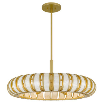 Quoizel - KNIG2830SGD - Six Light Pendant - Knight - Soft Gold