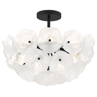 Quoizel Audrey Four Light Semi-Flush Mount in Matte Black - AUD1718MBK