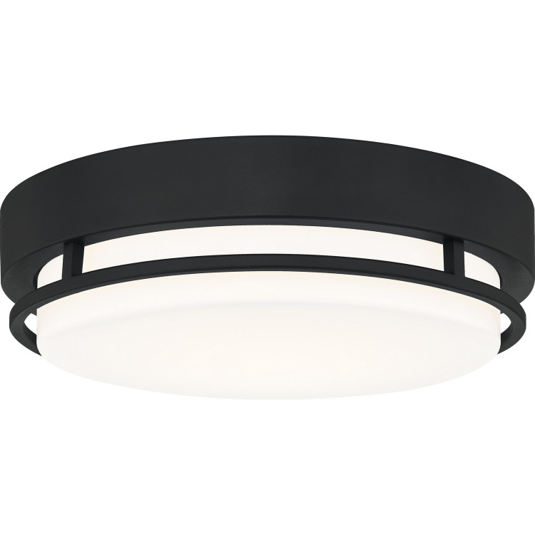 Quoizel - HAL1612EK - LED Flush Mount - Hale - Earth Black Quoizel - HAL1612EK - LED Flush Mount - Hale - Earth Black