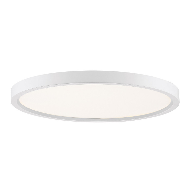 Quoizel - OST1715W - LED Flush Mount - Outskirts - White Lustre
