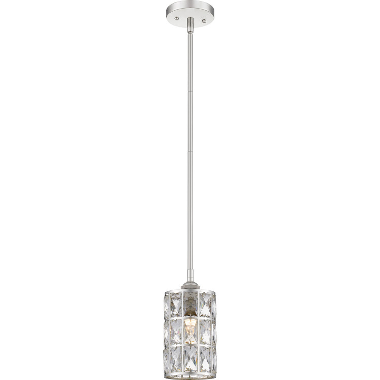Quoizel - QPP4046PK - One Light Mini Pendant - Oliver - Polished Nickel Quoizel - QPP4046PK - One Light Mini Pendant - Oliver - Polished Nickel
