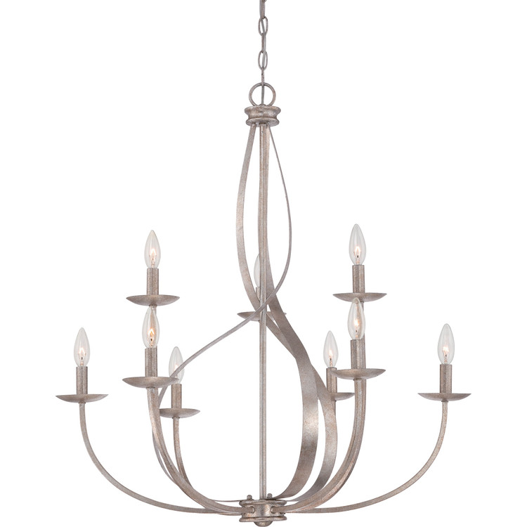 Quoizel - SER5009IF - Nine Light Chandelier - Serenity - Italian Fresco Quoizel - SER5009IF - Nine Light Chandelier - Serenity - Italian Fresco