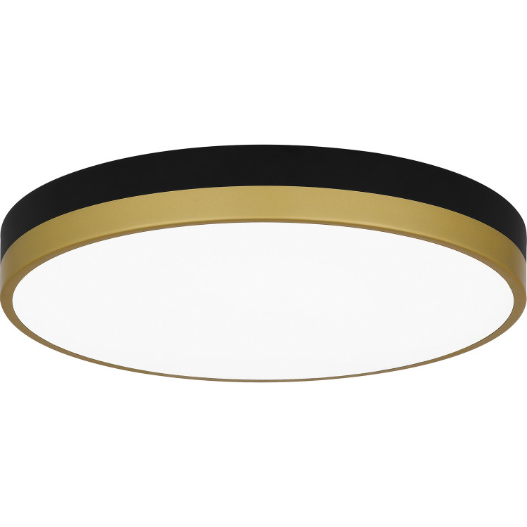 Quoizel - WLN1615MBKG - LED Flush Mount - Weldin - Matte Black Gold Quoizel - WLN1615MBKG - LED Flush Mount - Weldin - Matte Black Gold