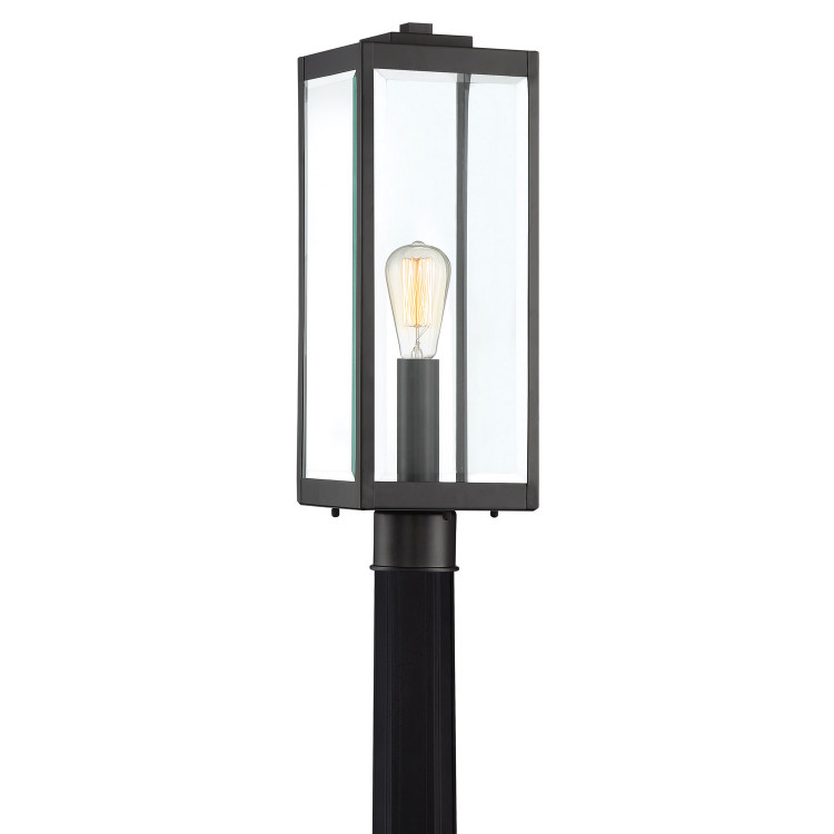 Quoizel - WVR9007EK - One Light Outdoor Post Mount - Westover - Earth Black Quoizel - WVR9007EK - One Light Outdoor Post Mount - Westover - Earth Black