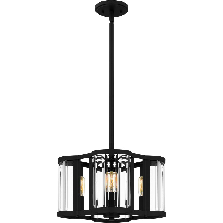 Quoizel - QP6193MBK - Four Light Pendant - Quoizel Pendant - Matte Black