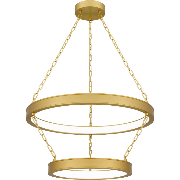 Quoizel - PCOZA2827A - LED Pendant - Ozara - Antique Brass Quoizel - PCOZA2827A - LED Pendant - Ozara - Antique Brass