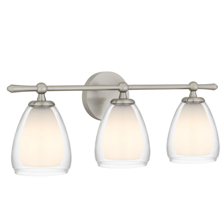 Quoizel - VIV8624BN - Three Light Vanity - Vivienne - Brushed Nickel