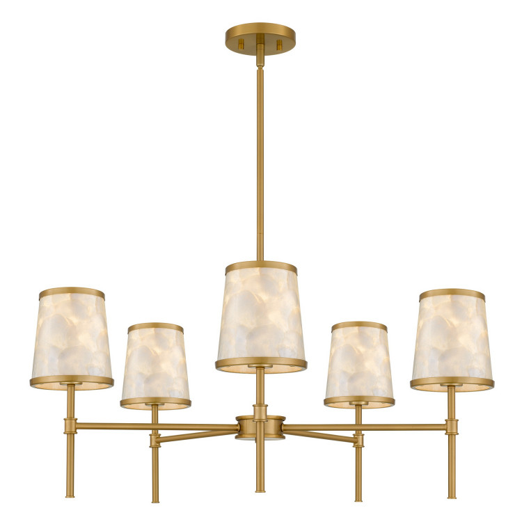 Quoizel - WIND5032BRG - Five Light Chandelier - Windley - Brushed Gold