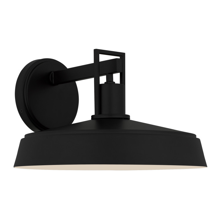 Quoizel - KAR8414MBK - One Light Outdoor Wall Lantern - Karson - Matte Black