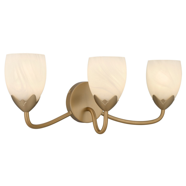 Quoizel - JACO8624BGD - Three Light Vanity - Jacobs - Bronze Gold