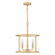 Quoizel Abner Three Light Pendant in Aged Brass - ABR2814AB