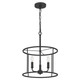 Quoizel Abner Three Light Pendant in Matte Black - ABR2814MBK