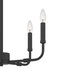 Quoizel Abner Five Light Chandelier in Matte Black - ABR5018MBK