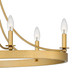Quoizel Aspyn Six Light Island Chandelier in Light Gold - APN636LG