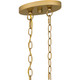 Quoizel Aspyn Six Light Island Chandelier in Light Gold - APN636LG
