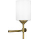 Quoizel Aria Four Light Bath in Weathered Brass - ARI8631WS