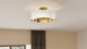 Quoizel Balsam Four Light Semi-Flush Mount in Matte White - BSM1714W