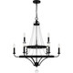 Quoizel Adelaide Nine Light Chandelier in Matte Black - ADL5030MBK
