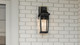 Quoizel Buckley One Light Outdoor Wall Mount in Matte Black - BUK8406MBK