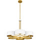 Quoizel Balsam Six Light Chandelier in Matte White - BSM5028W