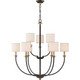 Quoizel - ADY5009OZ - Nine Light Chandelier - Audley - Old Bronze