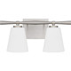 Quoizel Brindley Two Light Bath in Brushed Nickel - BID8616BN
