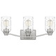 Quoizel Acacia Three Light Bath in Brushed Nickel - ACA8623BN