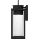Quoizel Donegal One Light Outdoor Wall Mount in Matte Black - DGL8407MBK